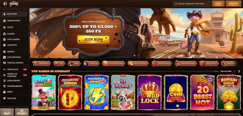 Lizaro Online Casino Review UK: Login and Gameplay Information Revealed - overview
